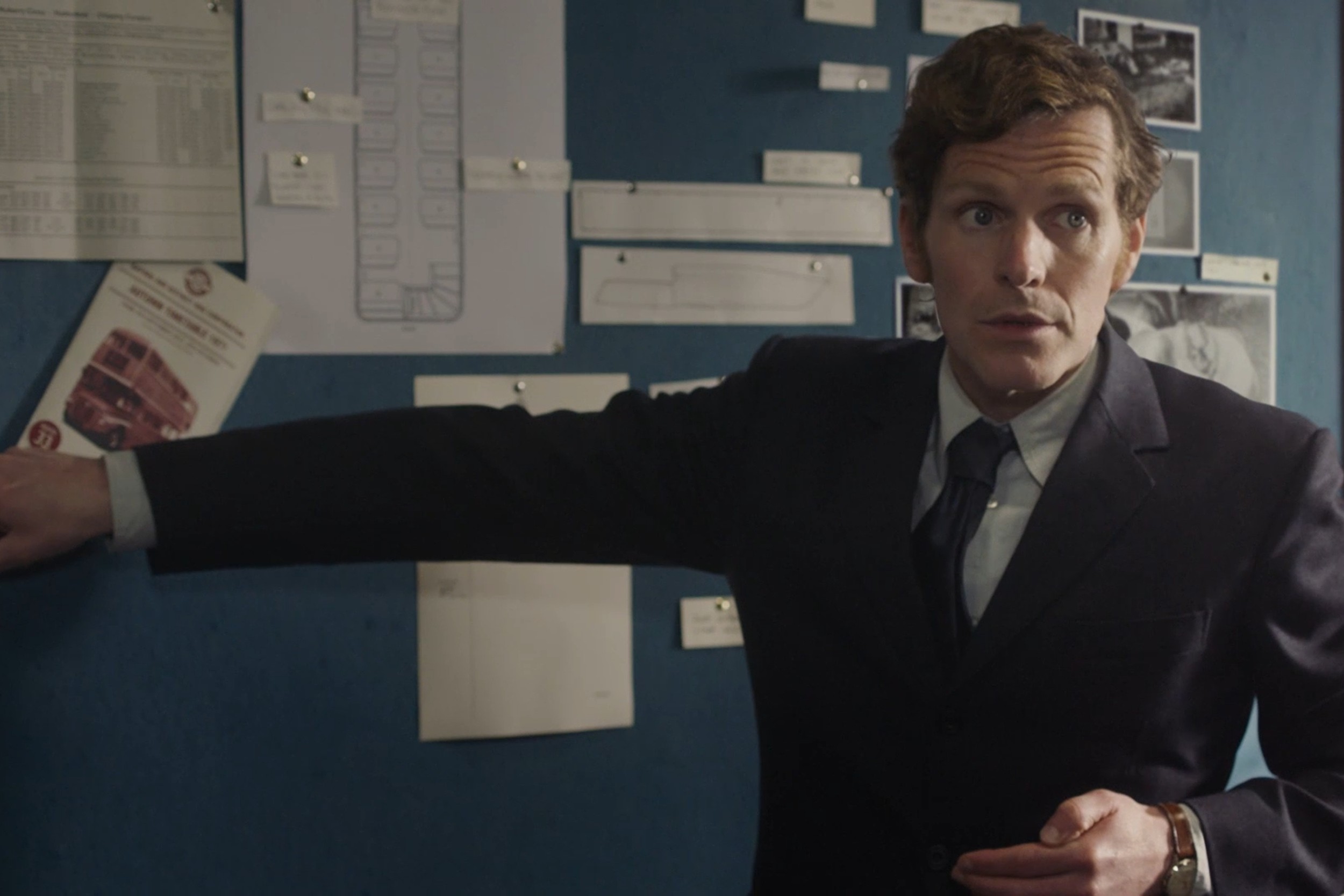 Shaun Evans as Endeavour Morse in 'Endeavour'