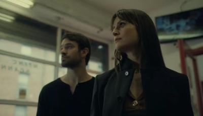 Charlie Cox as Michael Kinsella and Clare Dunne as Amanda Kinsella in Kin Season 2