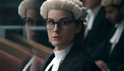 Michelle Dockery as Kate Woodcroft, QC in Anatomy of a Scandal