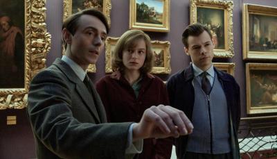 Harry Styles, Emma Corrin, and David Dawson in My Policeman