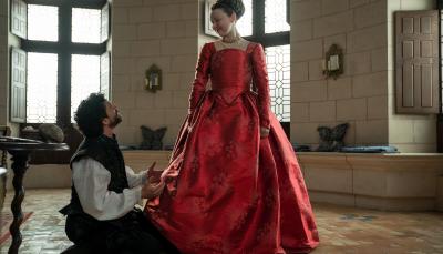 Catherine (Liv Hill) and Sebastio (Adam Garcia). (Starz)