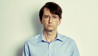 David Tennant rocking serial killer nightmare hair in "Des" (Photo: ITV)