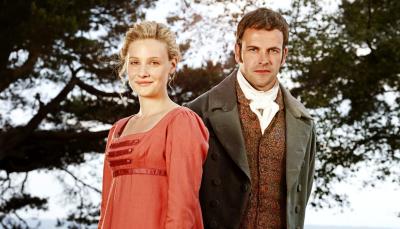 Romola Garai and Jonny Lee Miller in "Emma" (Photo: BBC)